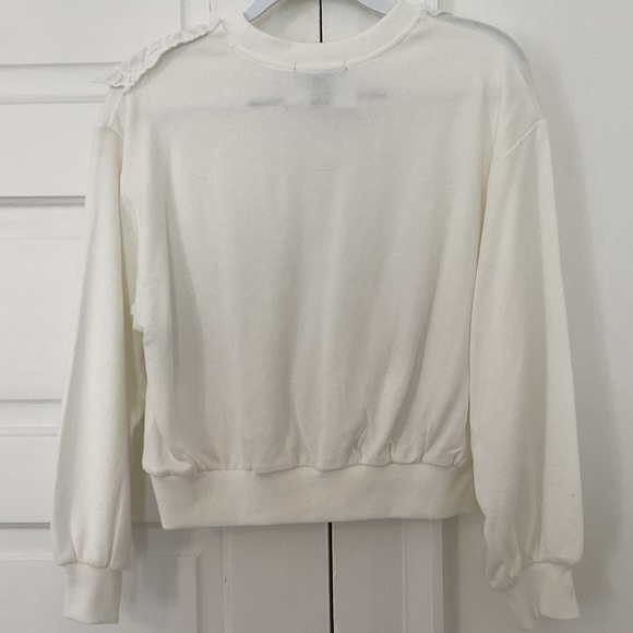 White Lace Size Small Sweater - Picture 2 of 4